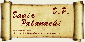 Damir Palanački vizit kartica